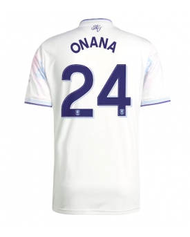 Aston Villa Amadou Onana #24 Maglia Gara Terza Repliche 2025-26 Maniche Corte Aston Villa Amadou Onana #24 Maglia Gara Terza Repliche 2025-26 Maniche Corte